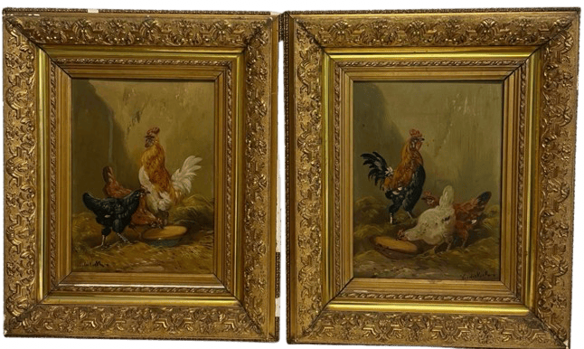 Peintures à l'huile sur panneau