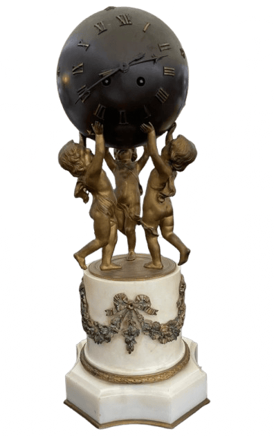 Pendule à trois angelots